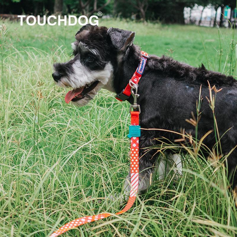 Touchdog ®'Trendzy' 2-in-1 Matching Fashion Designer Printed Dog Leash and Collar by Pet Life