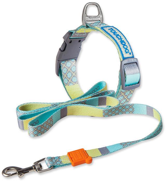 Touchdog ®'Trendzy' 2-in-1 Matching Fashion Designer Printed Dog Leash and Collar by Pet Life