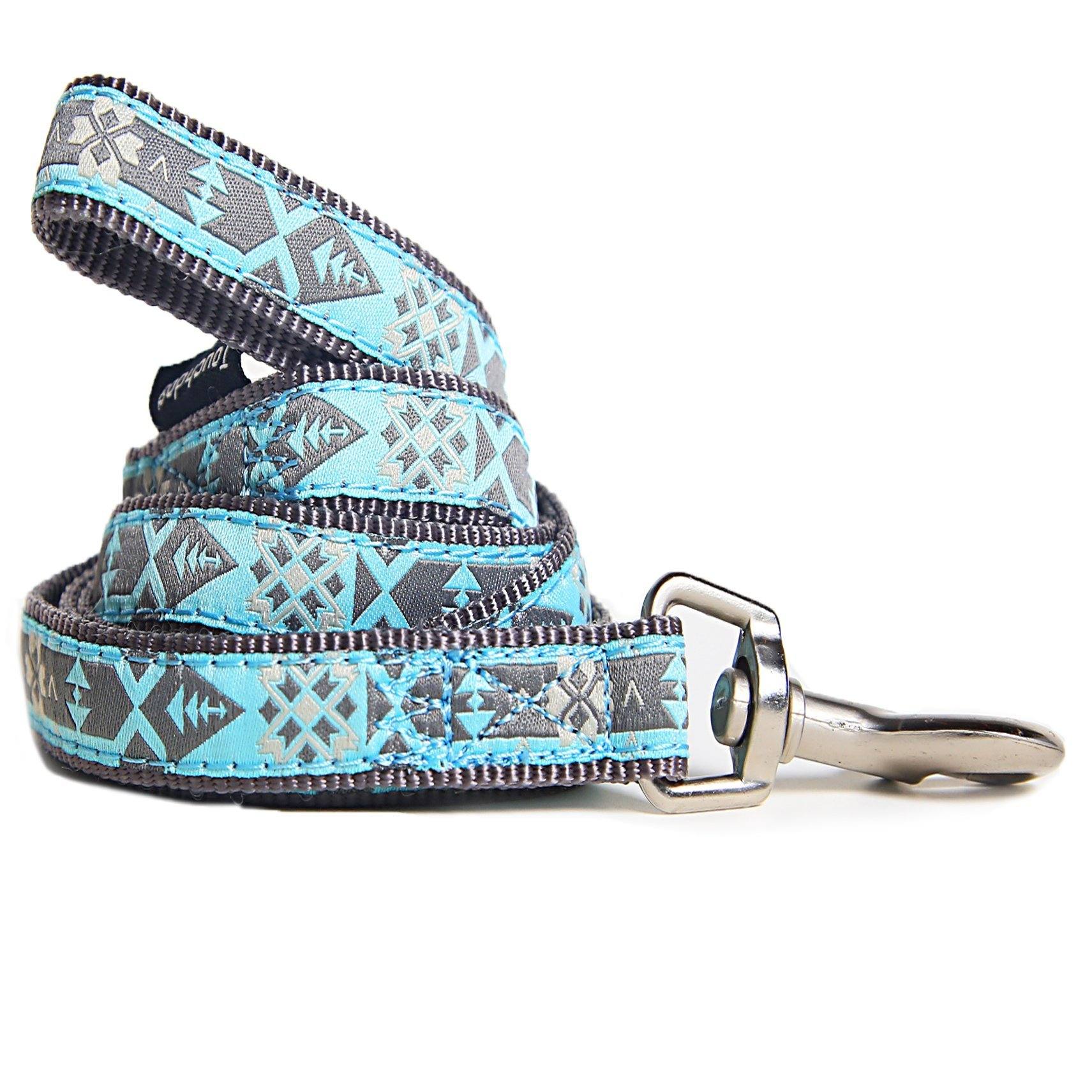Touchdog 'Shape Patterned' Tough Stitched Embroidered Collar and Leash by Pet Life