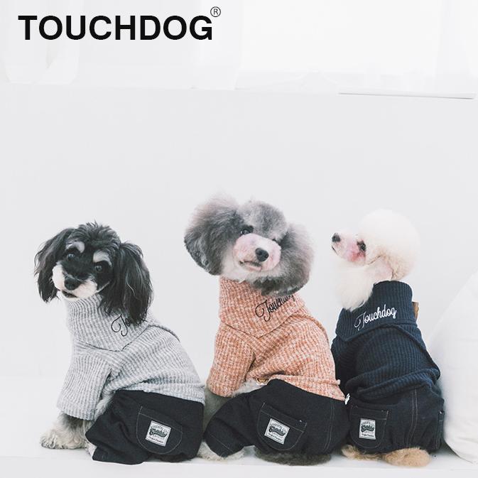 Touchdog Vogue Neck-Wrap Full Body Fashion Dog Sweater Outfit by Pet Life