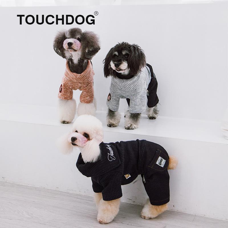 Touchdog Vogue Neck-Wrap Full Body Fashion Dog Sweater Outfit by Pet Life