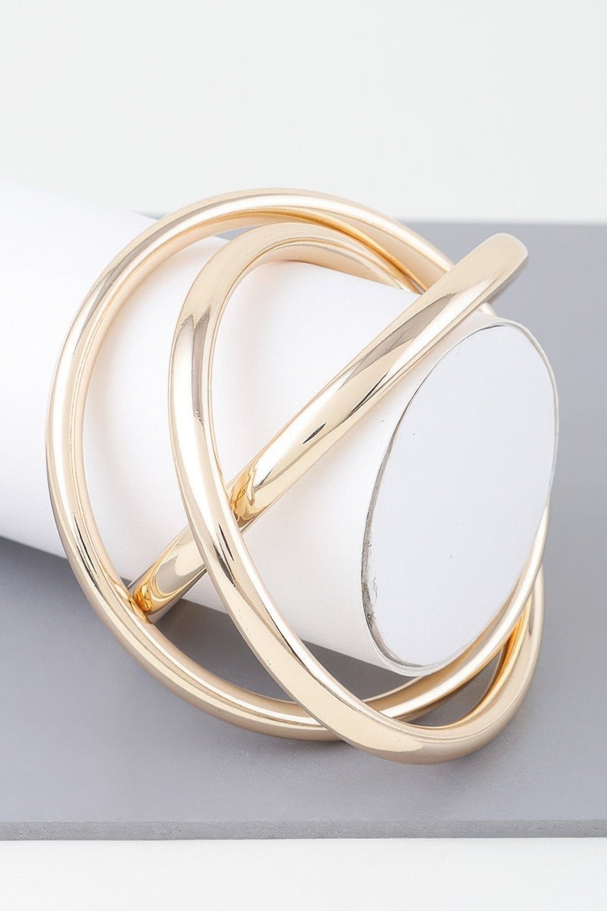 Triple Shiny Bangle Bracelet by Tigbul's Variety Fashion Shop