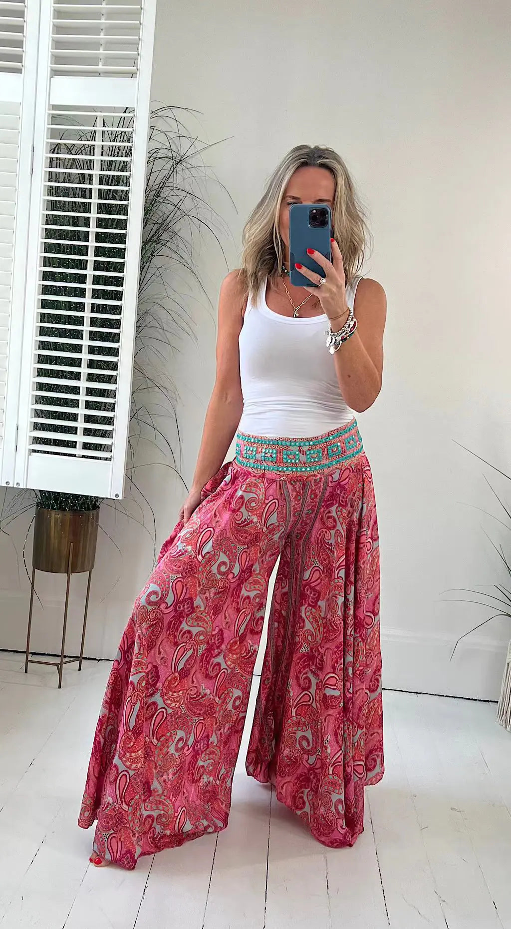 Loose Flowy Casual Midi Skirt for Women by Trendy Attic Store01
