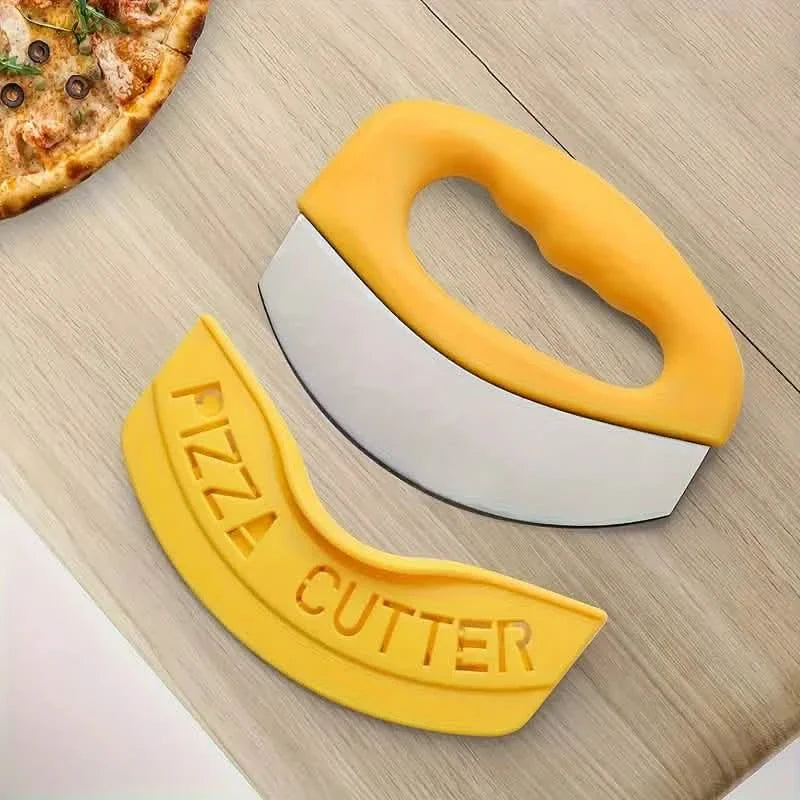 Ultra-Sharp Stainless Steel Pizza Cutter With Rocker Arm by DailySale