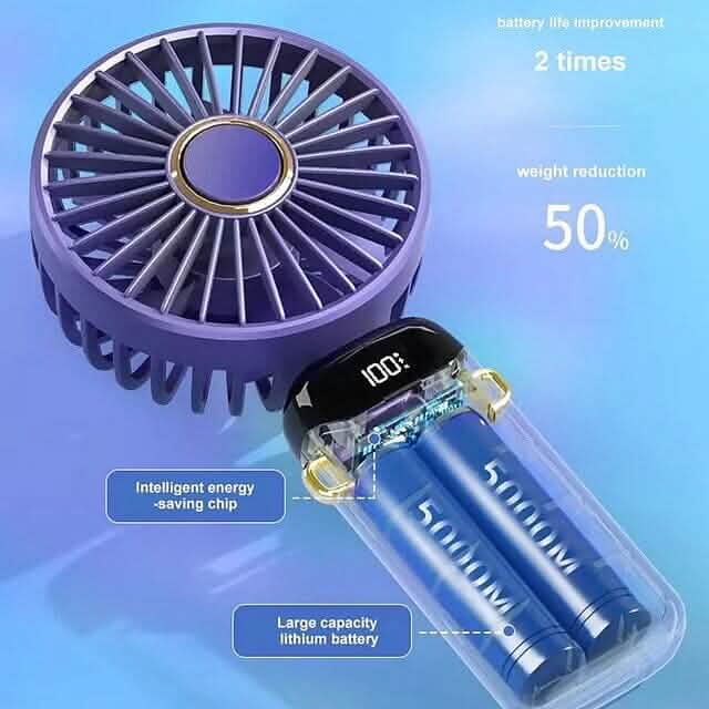 USB Handheld Small Fan Mini Portable Fan by DailySale