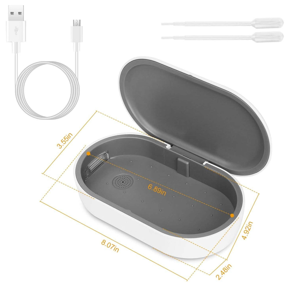 UV Light Sanitizer Box Portable 10w Phone Wireless Charging Disinfection Lamp by DailySale