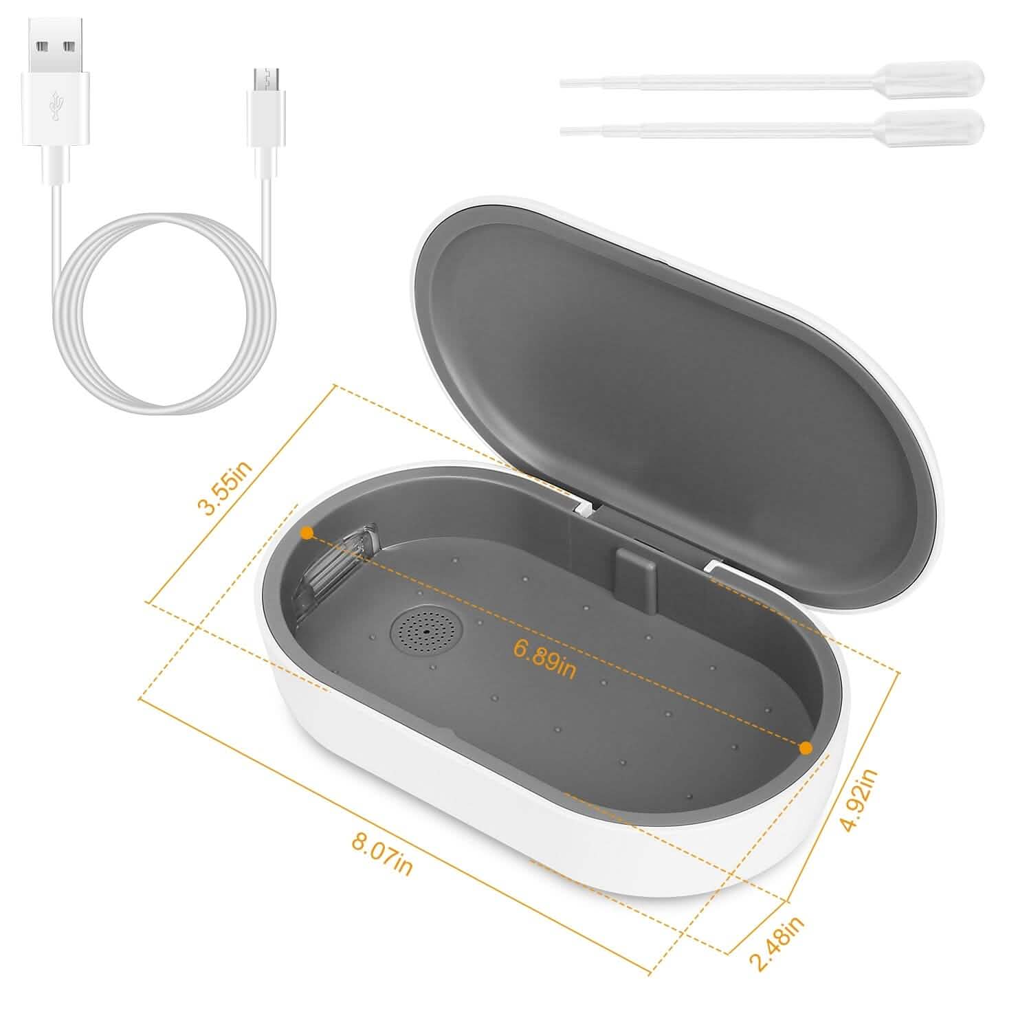 UV Light Sanitizer Box Portable 10w Phone Wireless Charging Disinfection Lamp by DailySale