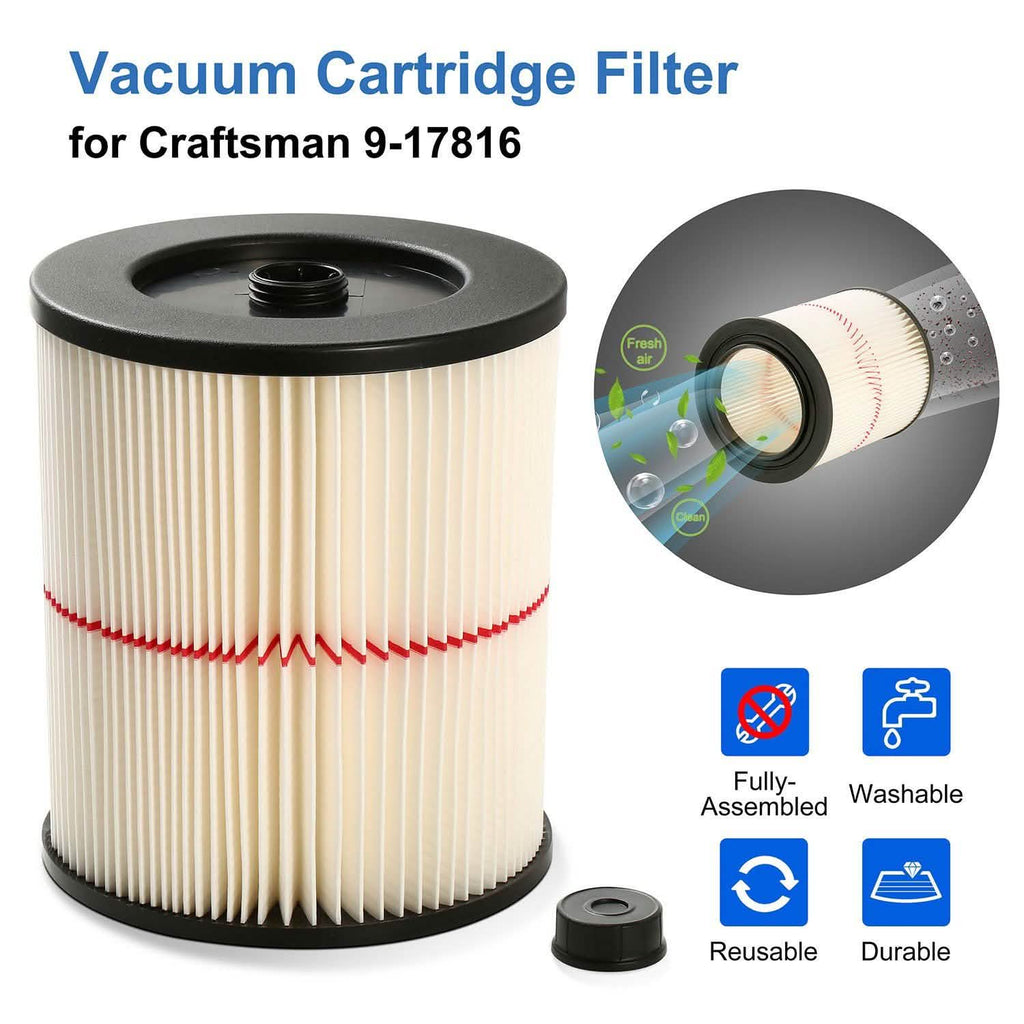Vacuum Cartridge Filter Replacement by DailySale