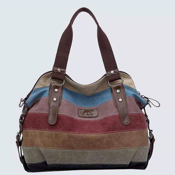 Valencia Canvas Shoulder Bag by DailySale