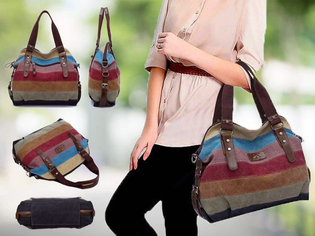 Valencia Canvas Shoulder Bag by DailySale