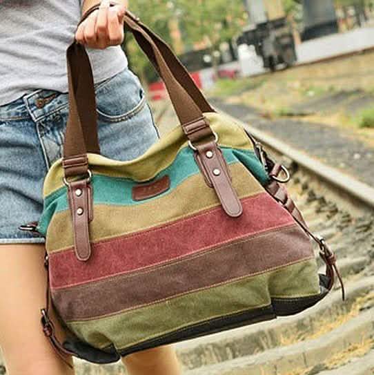 Valencia Canvas Shoulder Bag by DailySale