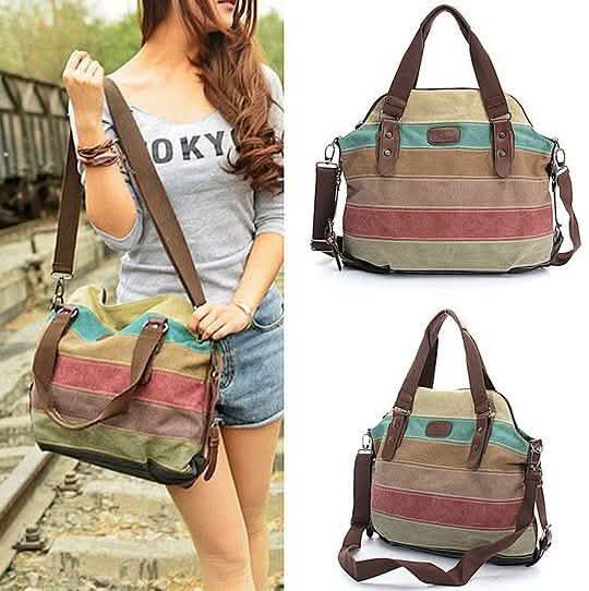 Valencia Canvas Shoulder Bag by DailySale