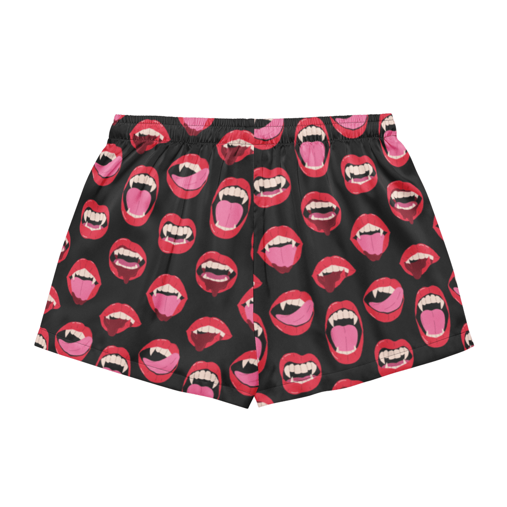 Vampire Kiss Silky Pajama Shorts by Goth Cloth Co.