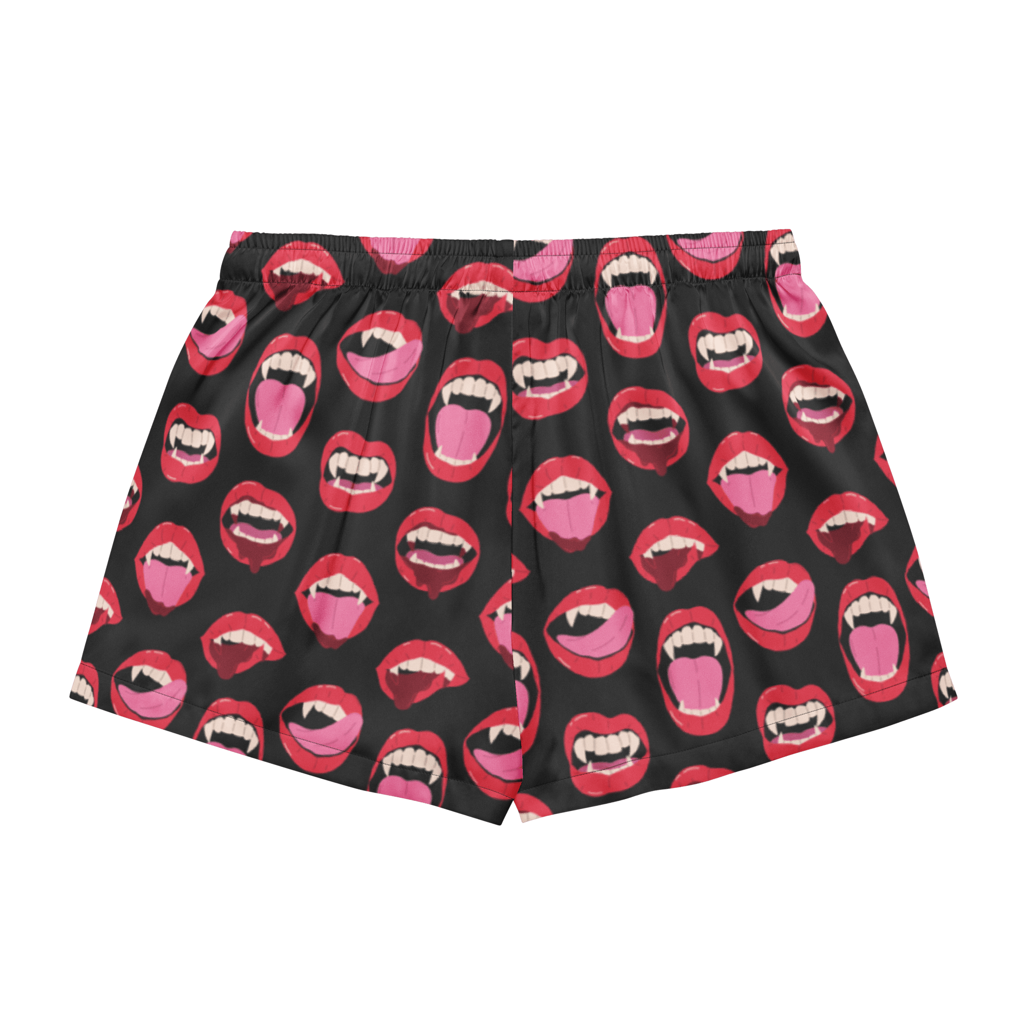 Vampire Kiss Silky Pajama Shorts by Goth Cloth Co.