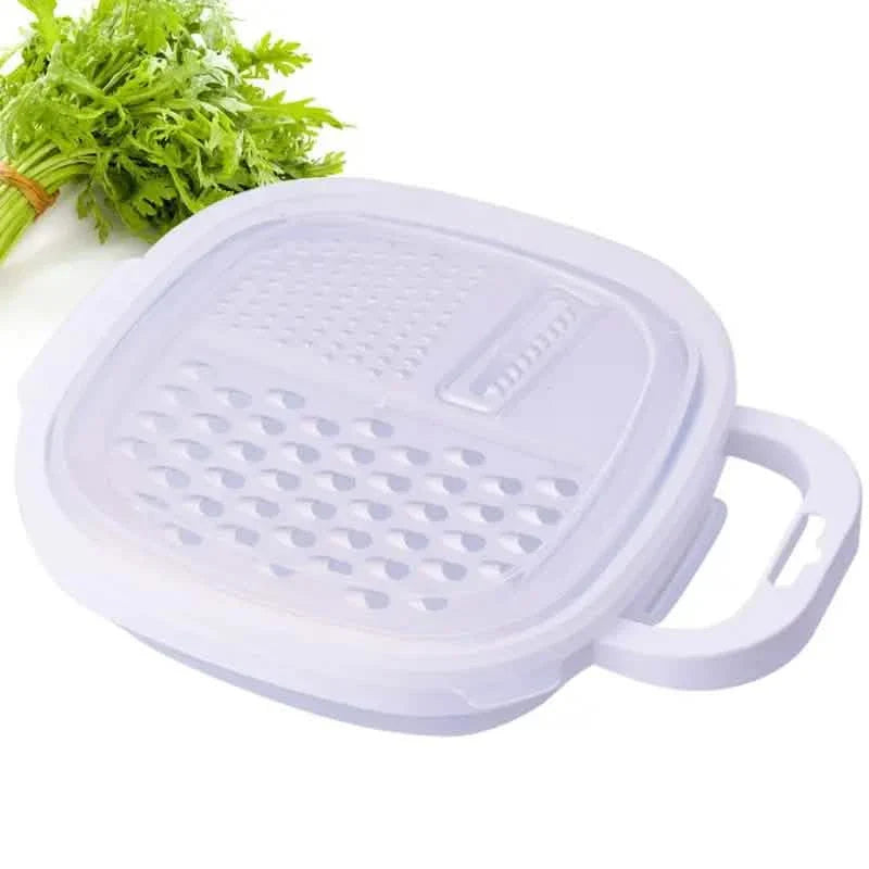 Vegetable Cutter With Lid And Drainer Basket by DailySale