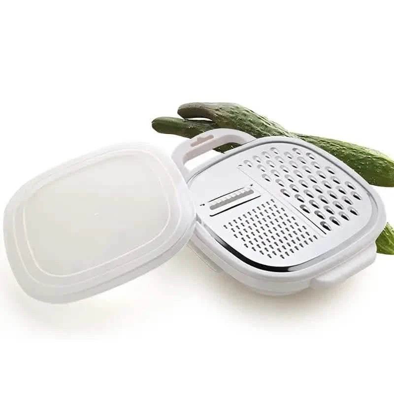 Vegetable Cutter With Lid And Drainer Basket by DailySale