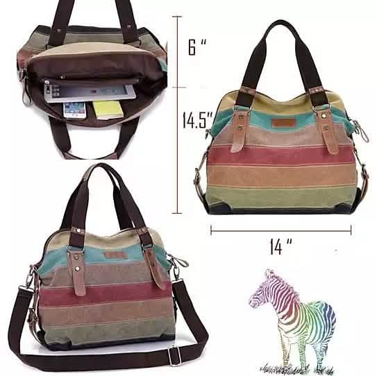Valencia Canvas Shoulder Bag by DailySale
