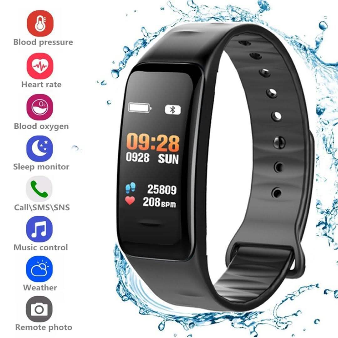 Waterproof Purple Smart Wristband Bracelet Fitness Tracker Health Monitor Heart Rate by DailySale