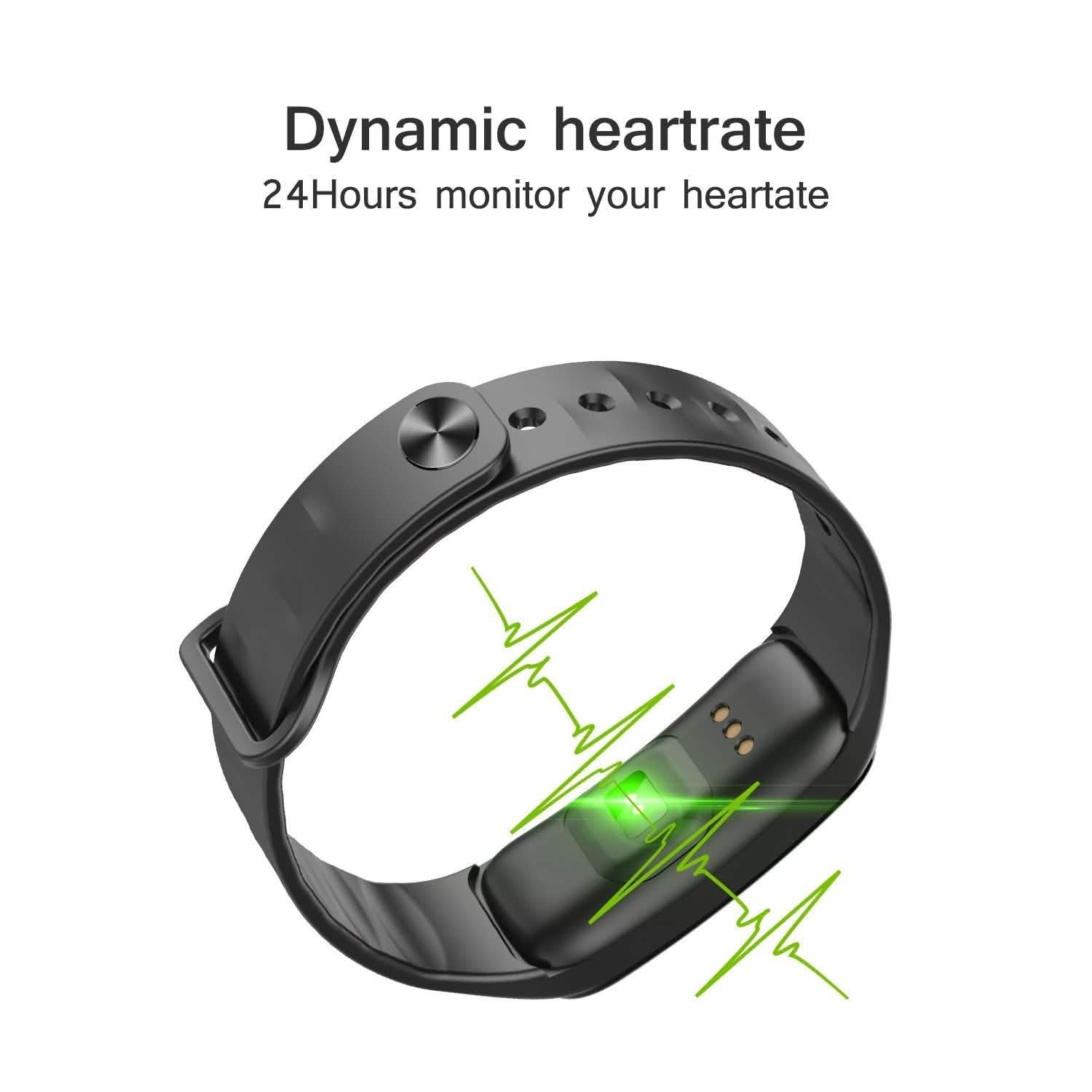 Waterproof Purple Smart Wristband Bracelet Fitness Tracker Health Monitor Heart Rate by DailySale