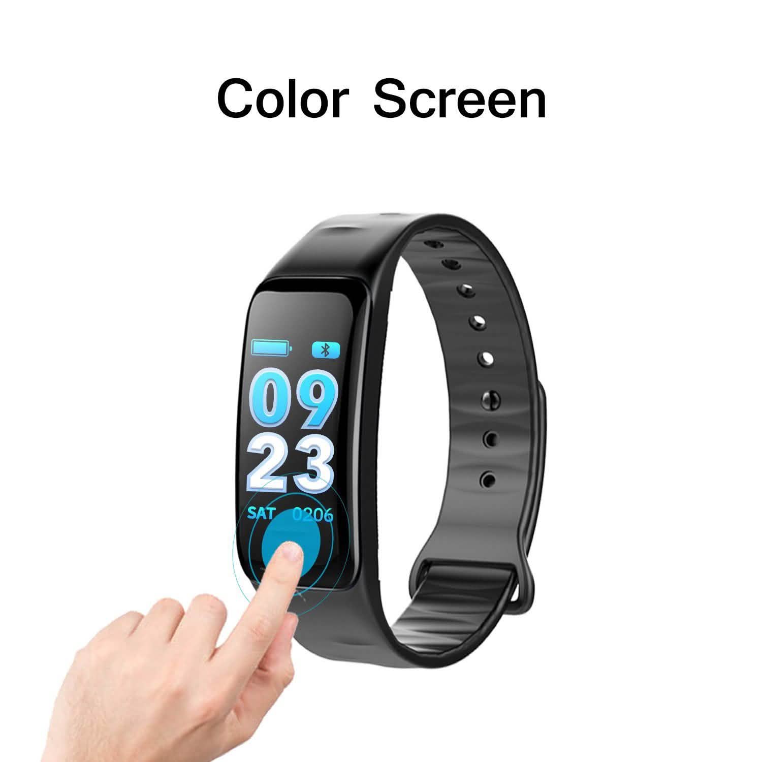 Waterproof Purple Smart Wristband Bracelet Fitness Tracker Health Monitor Heart Rate by DailySale