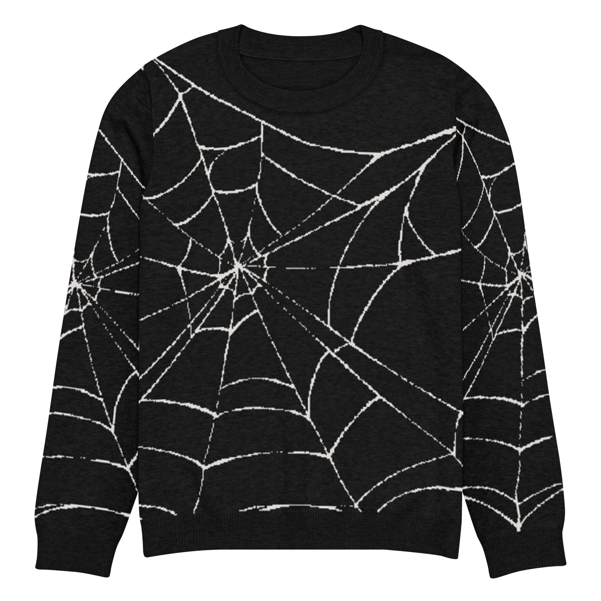 Web Weaver Knit Crew Neck Sweater by Goth Cloth Co.