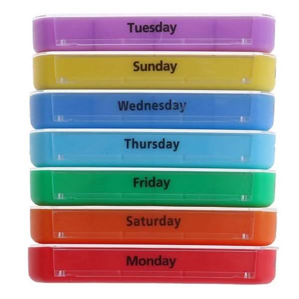 Weekly Pill Organizer Dispenser Box by DailySale