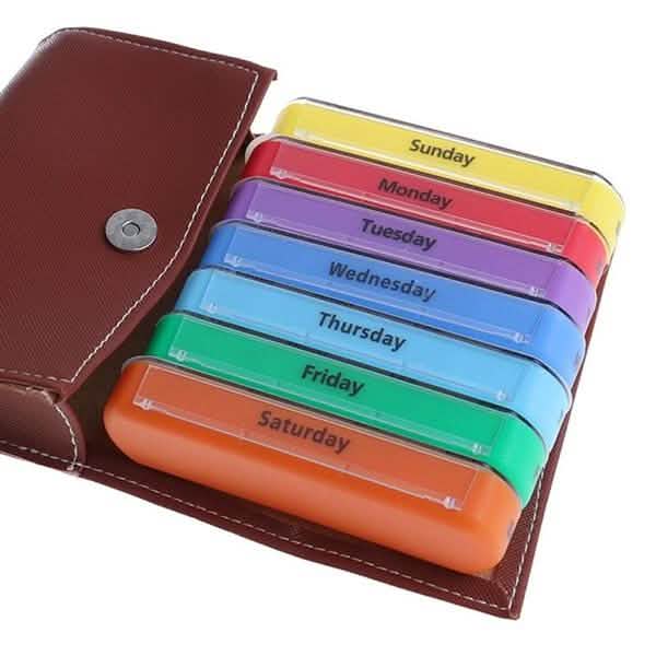 Weekly Pill Organizer Dispenser Box by DailySale
