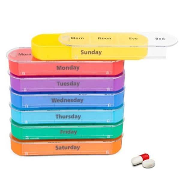 Weekly Pill Organizer Dispenser Box by DailySale