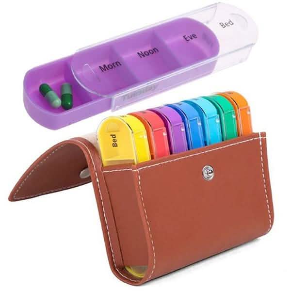 Weekly Pill Organizer Dispenser Box by DailySale