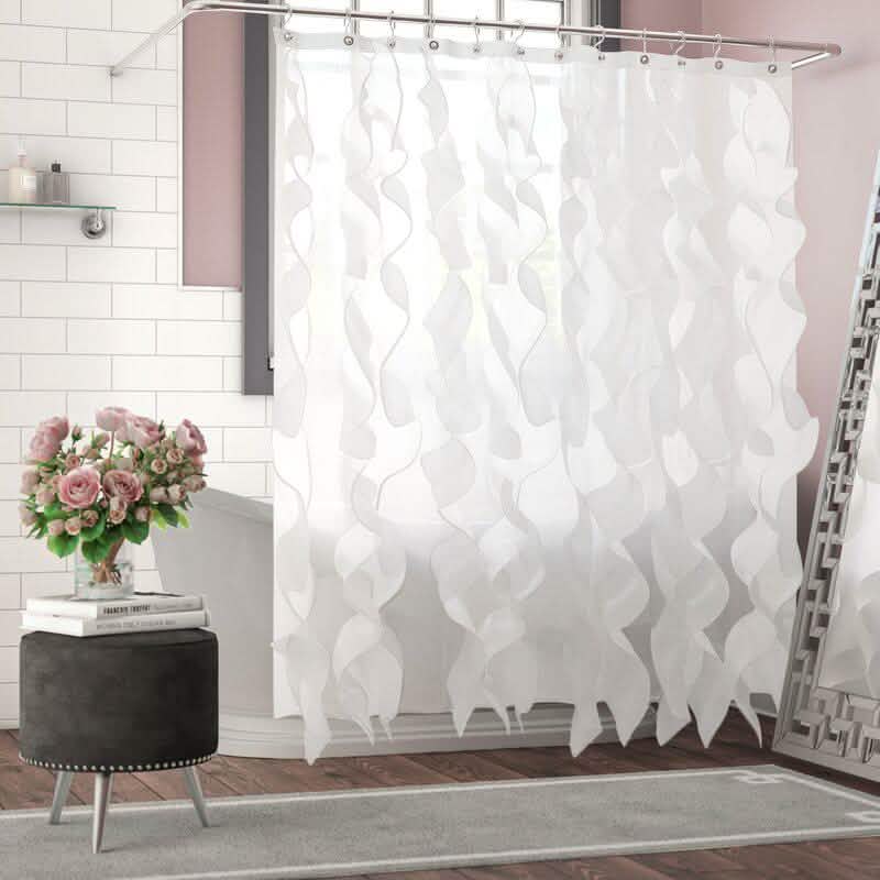 Westendorf Cascading Waterfall Single Shower Curtain by DailySale