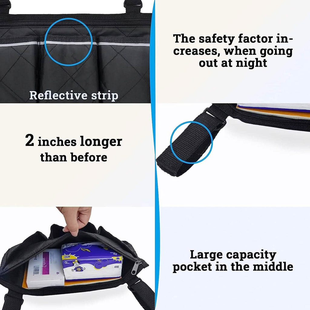Wheelchair Armrest Organizer Bag by DailySale