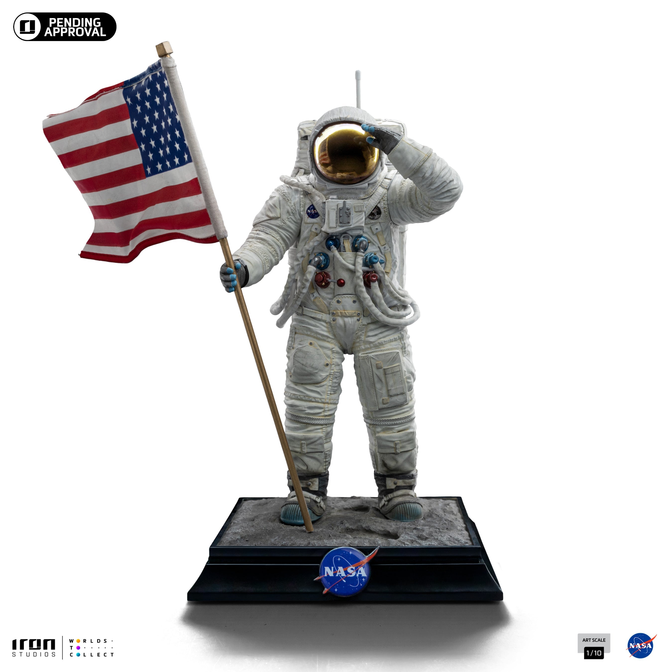 Statue Apollo 11 Astronaut - Nasa - Art Scale 1/10 - Iron Studios by Iron Studios Collectibles Store
