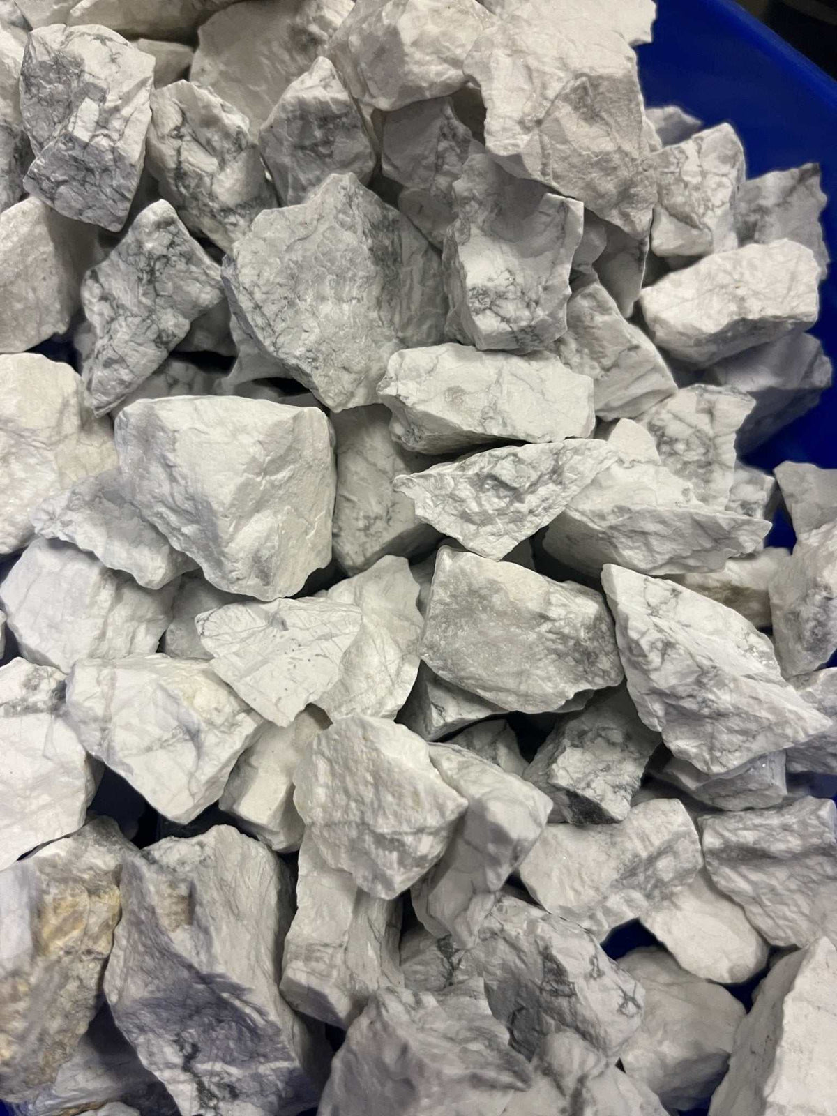 White Howlite Rough by Sacred Crystals