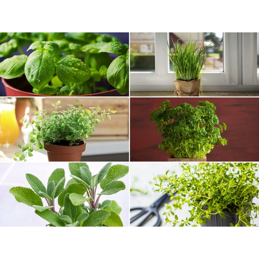 Windowsill Herb Seed Collection – 6 Culinary Herbs by Southern Seeds