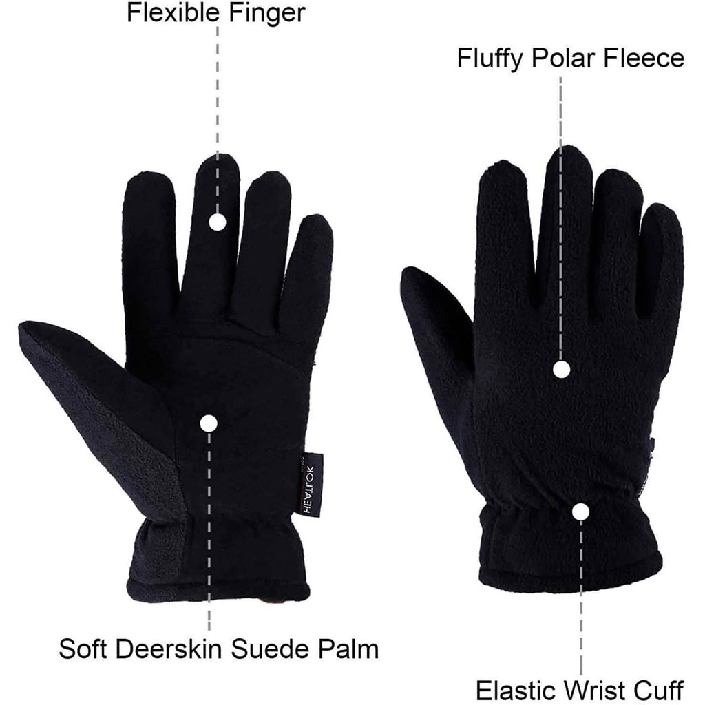 Winter Gloves Deerskin Suede Leather Palm -20¬∞F Cold Proof Work Glove by DailySale