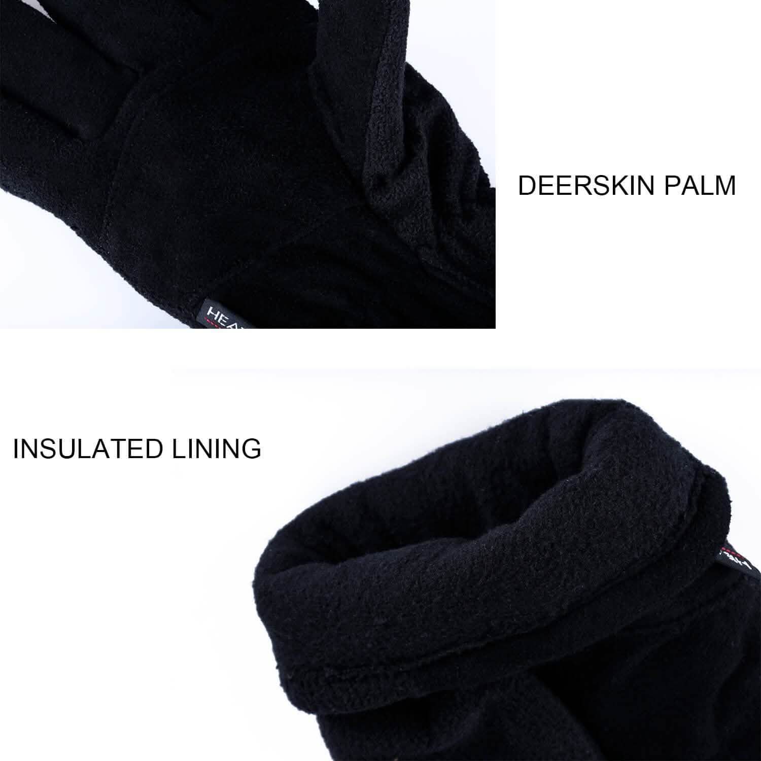 Winter Gloves Deerskin Suede Leather Palm -20¬∞F Cold Proof Work Glove by DailySale