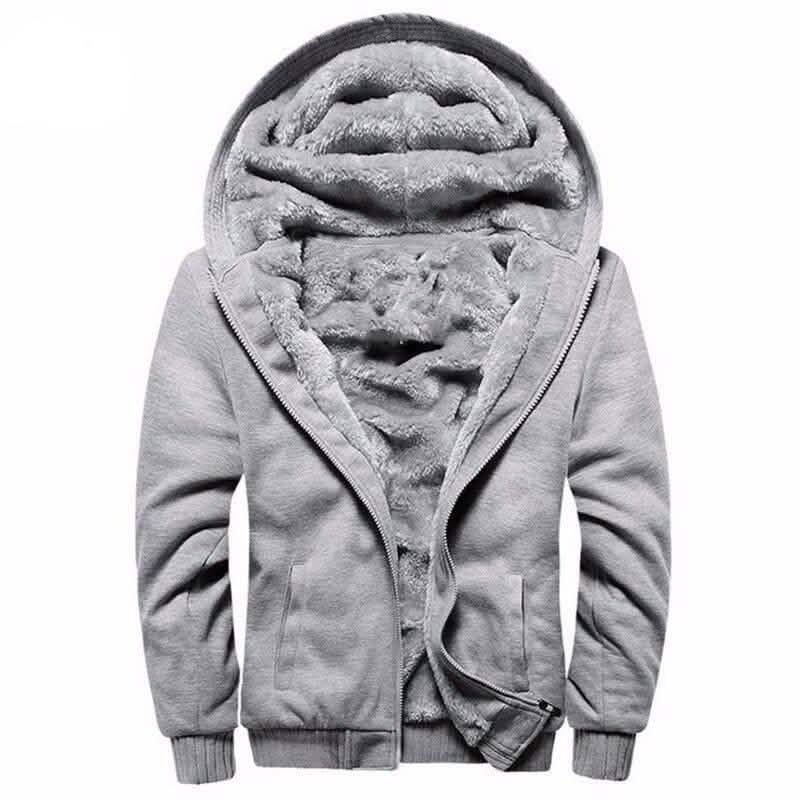 Winter Men's Hooded Long Sleeve Zipper Jacket by DailySale