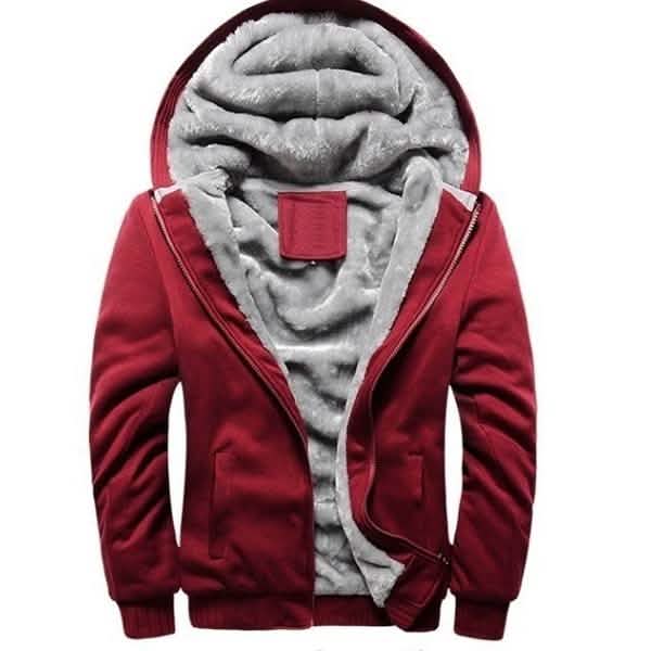 Winter Men's Hooded Long Sleeve Zipper Jacket by DailySale