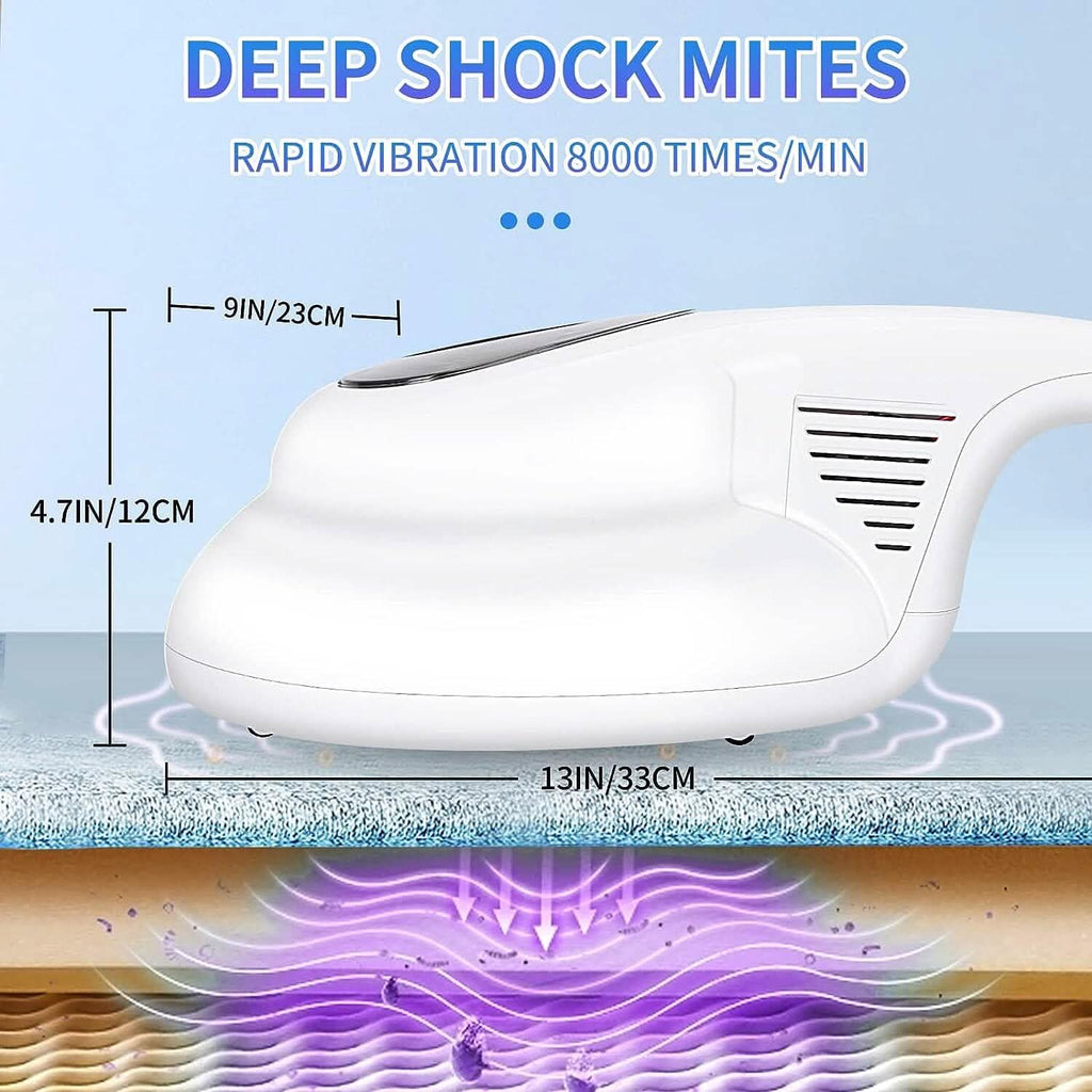 Wireless Mite Remover Cleaning Machine with 11KPa Powerful Suction by DailySale