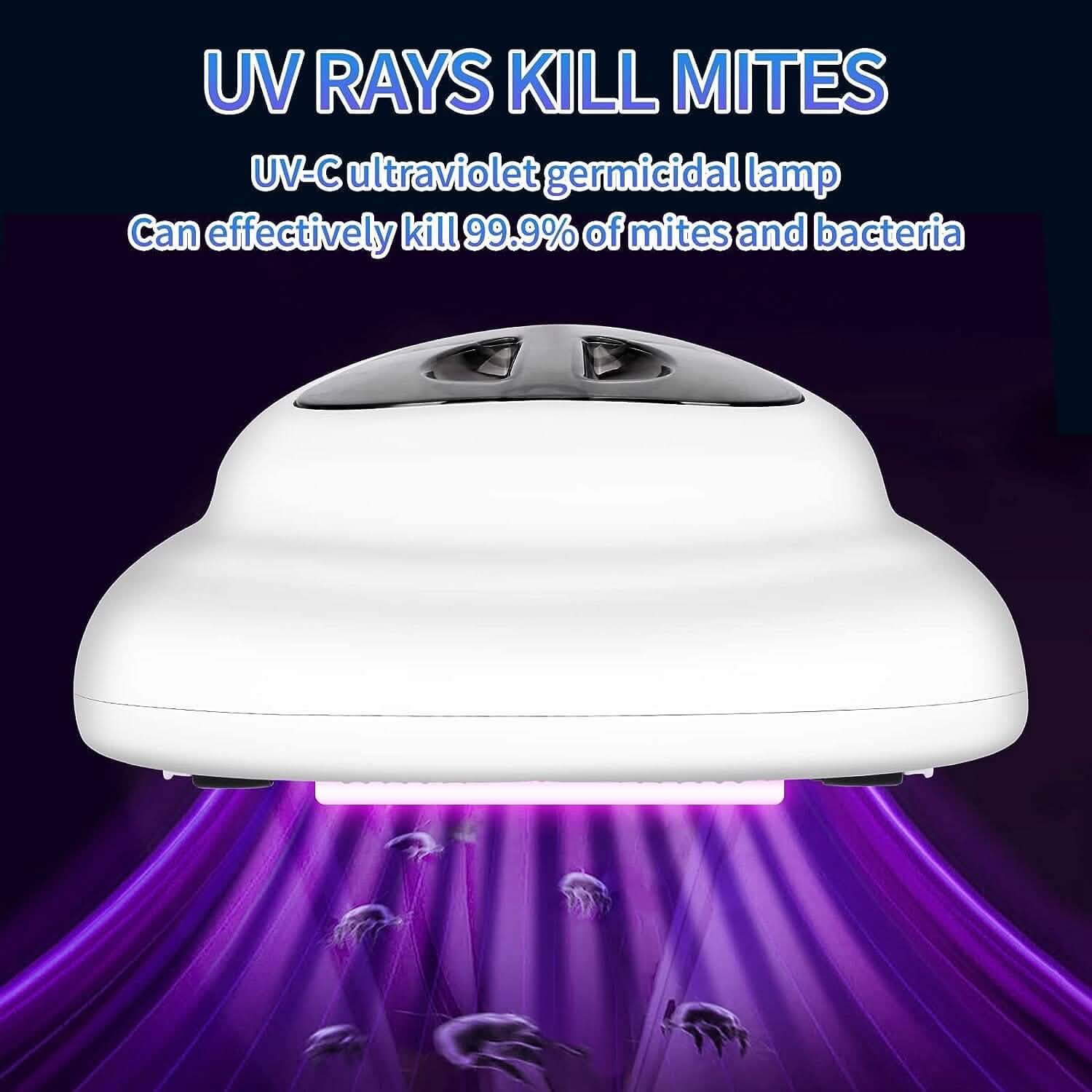 Wireless Mite Remover Cleaning Machine with 11KPa Powerful Suction by DailySale