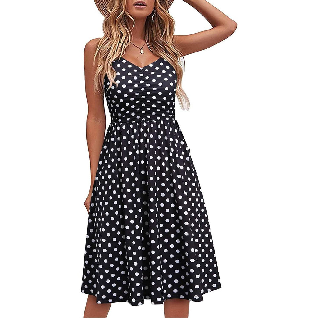 Women Sleeveless Cotton Summer Beach Dress by DailySale