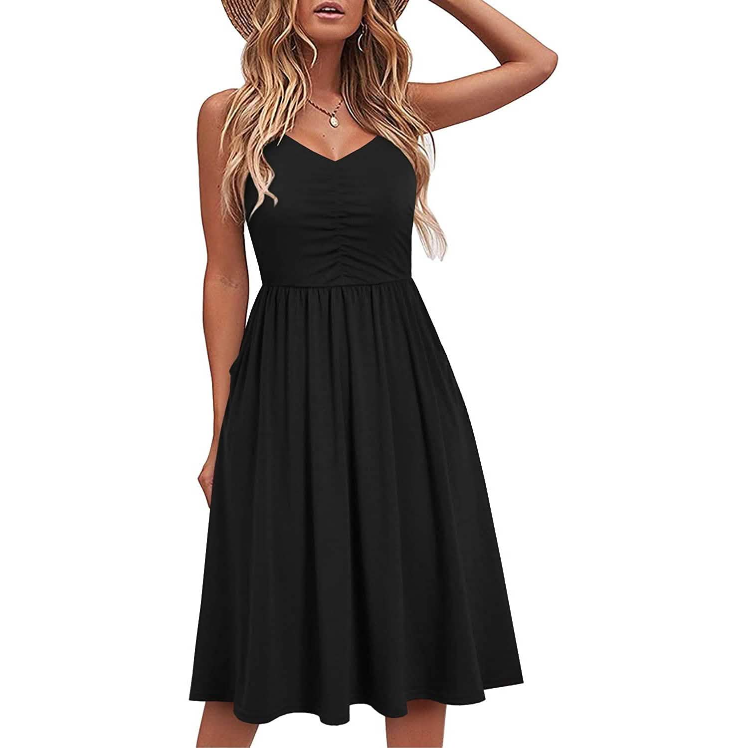 Women Sleeveless Cotton Summer Beach Dress by DailySale