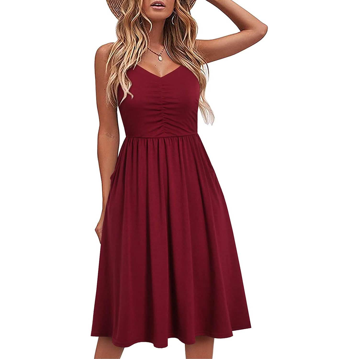 Women Sleeveless Cotton Summer Beach Dress by DailySale
