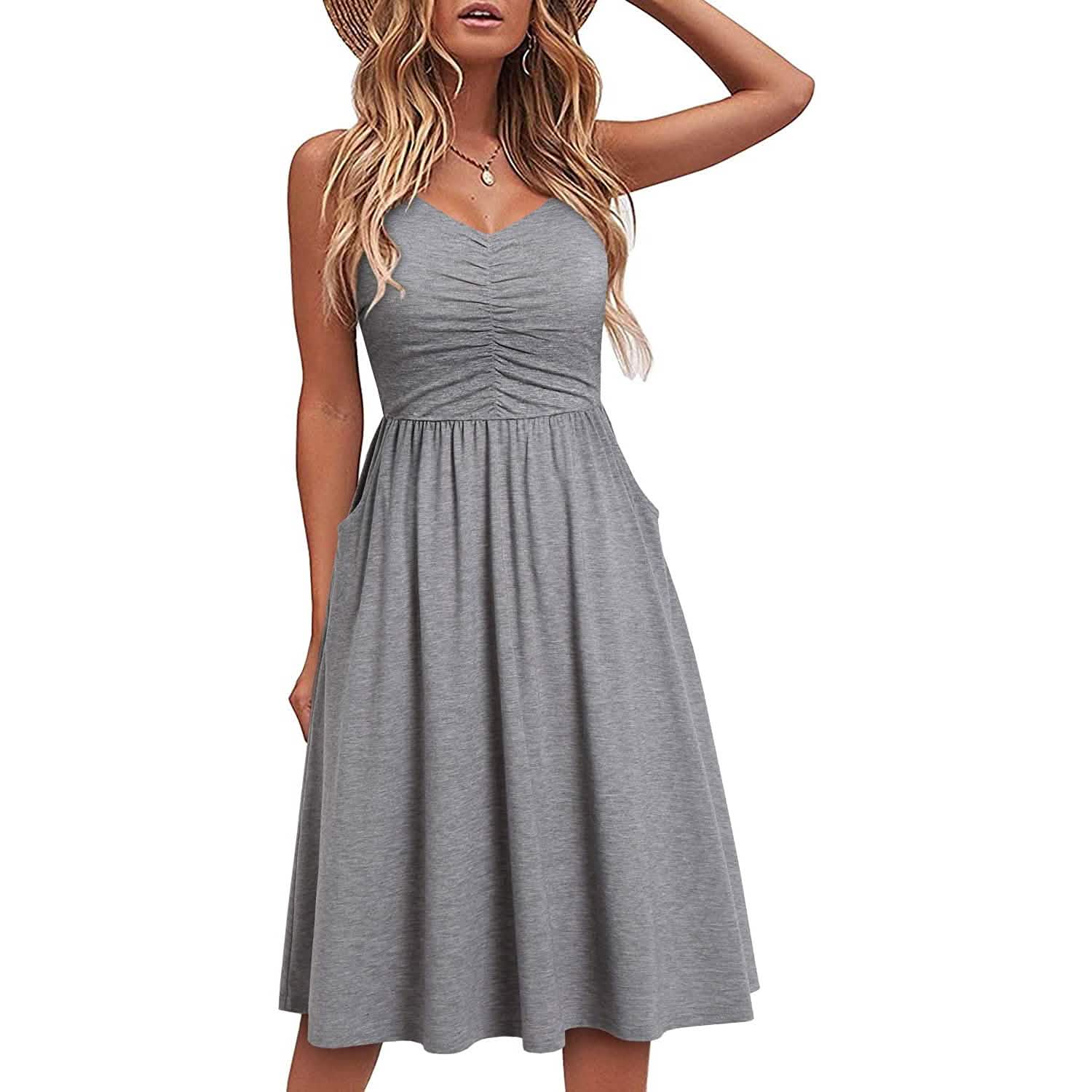 Women Sleeveless Cotton Summer Beach Dress by DailySale