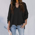 Women Spring and Autumn V-neck Blouse by DailySale