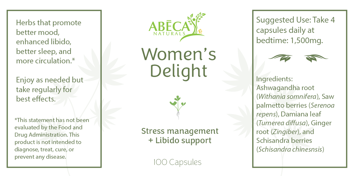 Women's Delight Capsules by ABĒCA Naturals