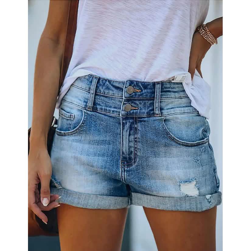 Women's Casual Fashion Jeans Denim Shorts by DailySale