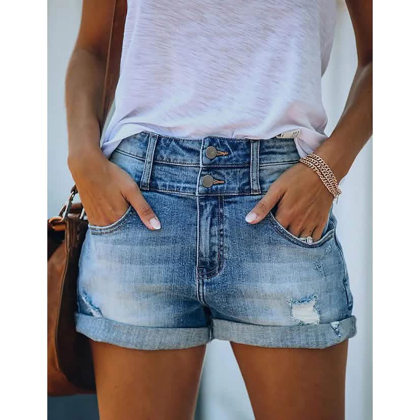 Women's Casual Fashion Jeans Denim Shorts by DailySale