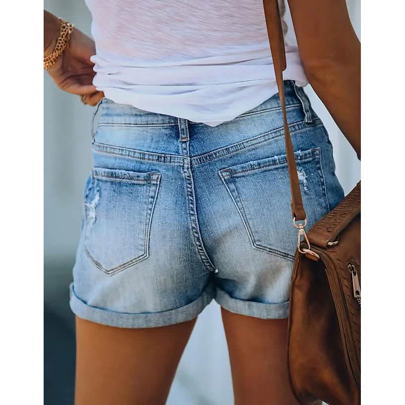 Women's Casual Fashion Jeans Denim Shorts by DailySale