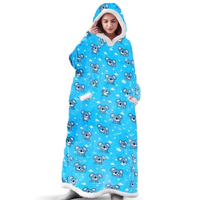 Women's Couple's Pajamas Nightgown Blanket Nighty by DailySale
